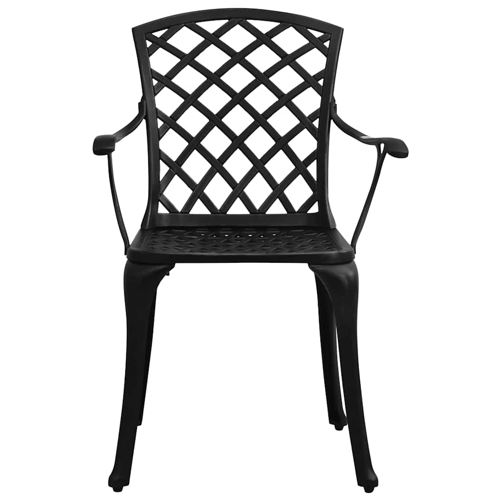 Set da Bistrot 5 pz in Alluminio Pressofuso Nero | homemem39