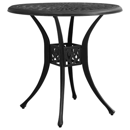 Set da Bistrot 5 pz in Alluminio Pressofuso Nero | homemem39