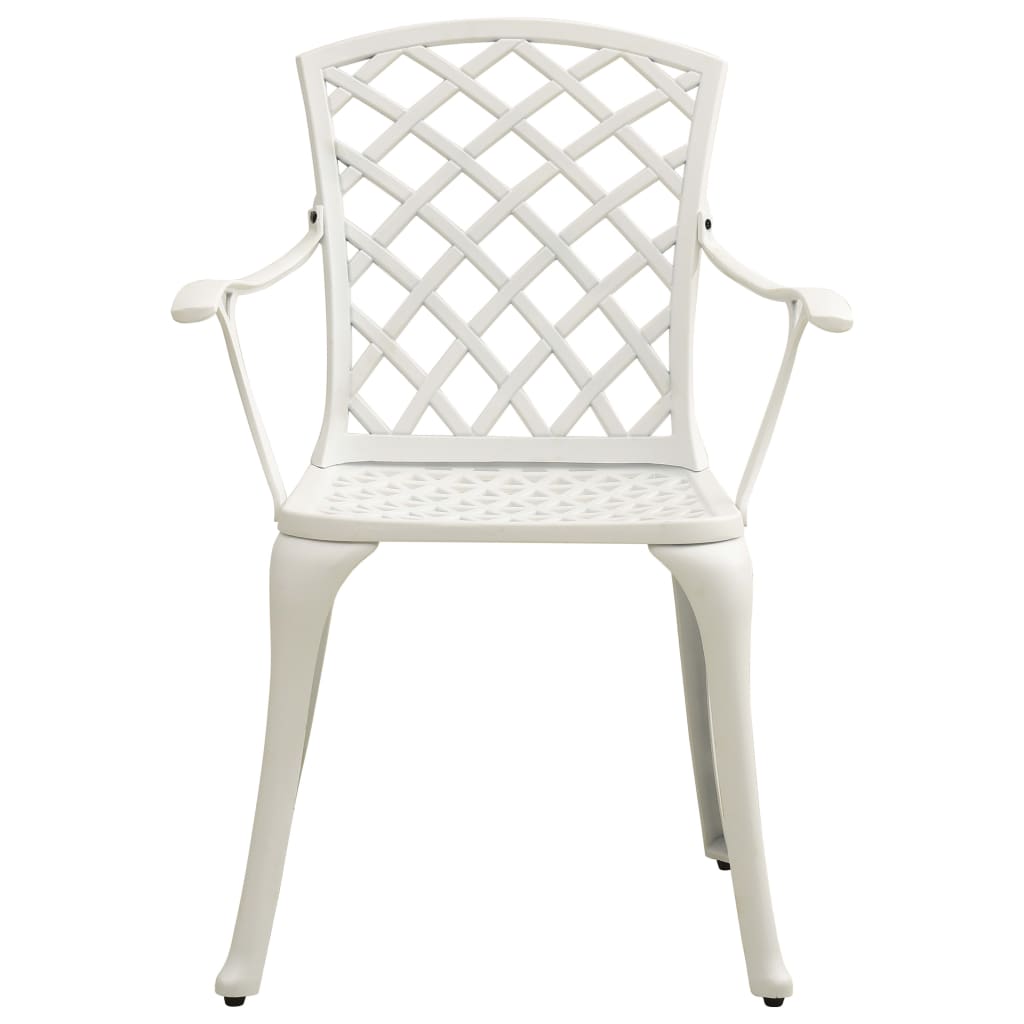 Set da Bistrot 5 pz in Alluminio Pressofuso Bianco | homemem39