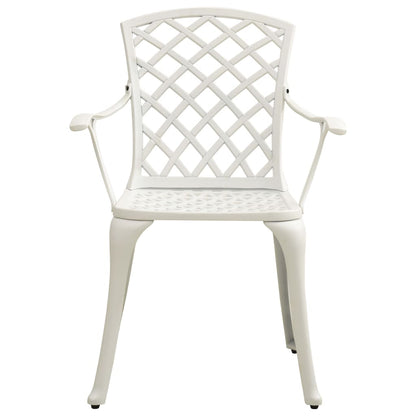 Set da Bistrot 5 pz in Alluminio Pressofuso Bianco | homemem39