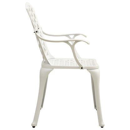 Set da Bistrot 5 pz in Alluminio Pressofuso Bianco | homemem39