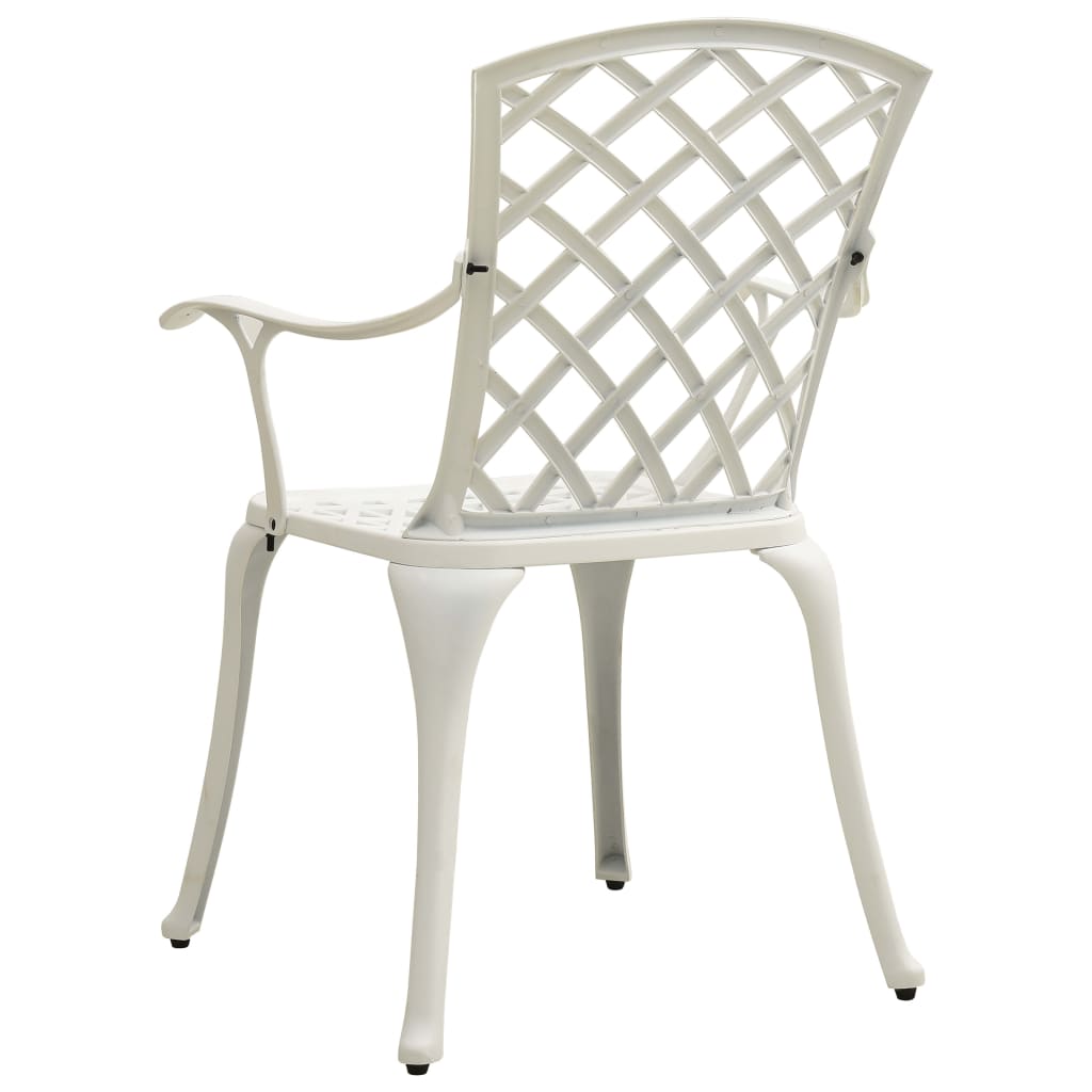 Set da Bistrot 5 pz in Alluminio Pressofuso Bianco | homemem39
