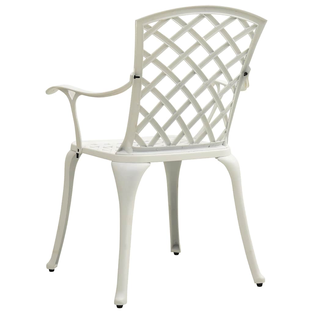 Set da Bistrot 5 pz in Alluminio Pressofuso Bianco