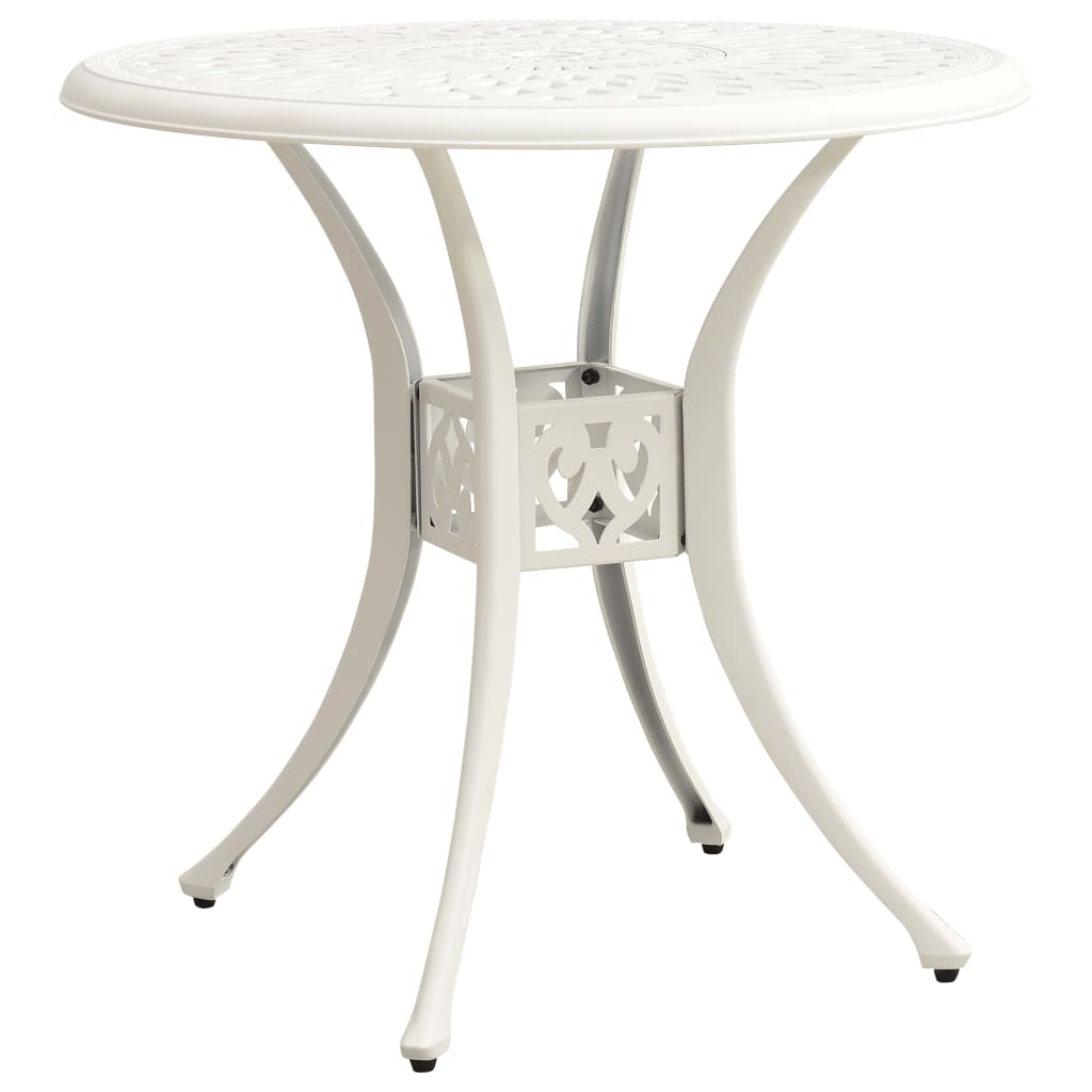Set da Bistrot 5 pz in Alluminio Pressofuso Bianco | homemem39