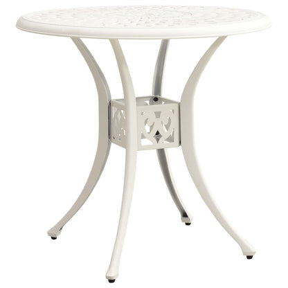 Set da Bistrot 5 pz in Alluminio Pressofuso Bianco | homemem39