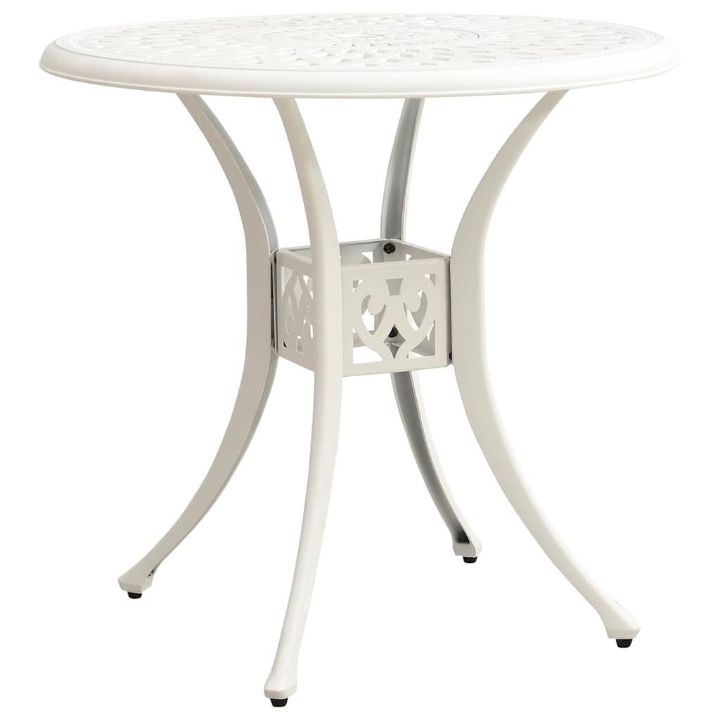 Set da Bistrot 5 pz in Alluminio Pressofuso Bianco