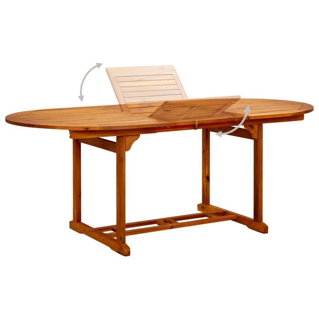 Set Mobili da Pranzo Giardino 7 pz in Polyrattan Grigio | homemem39