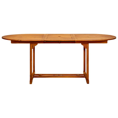 Set Mobili da Pranzo per Giardino 7 pz in Polyrattan Nero | homemem39
