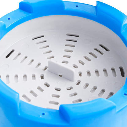 Piscina Fuori Terra con Skimmer e Pompa Sospesi 350x90cm Grigia | homemem39