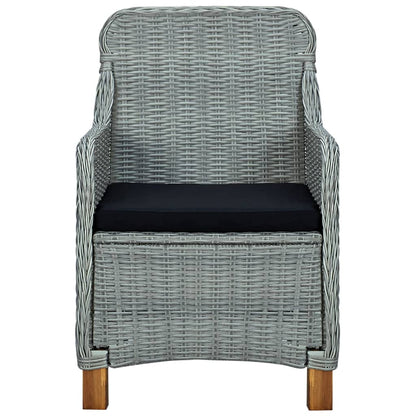 Set Mobili da Pranzo per Giardino 5 pz Grigio Chiaro | homemem39