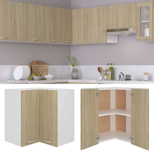 Pensile Angolare “Lyon” Rovere Sonoma 57x57x60 cm