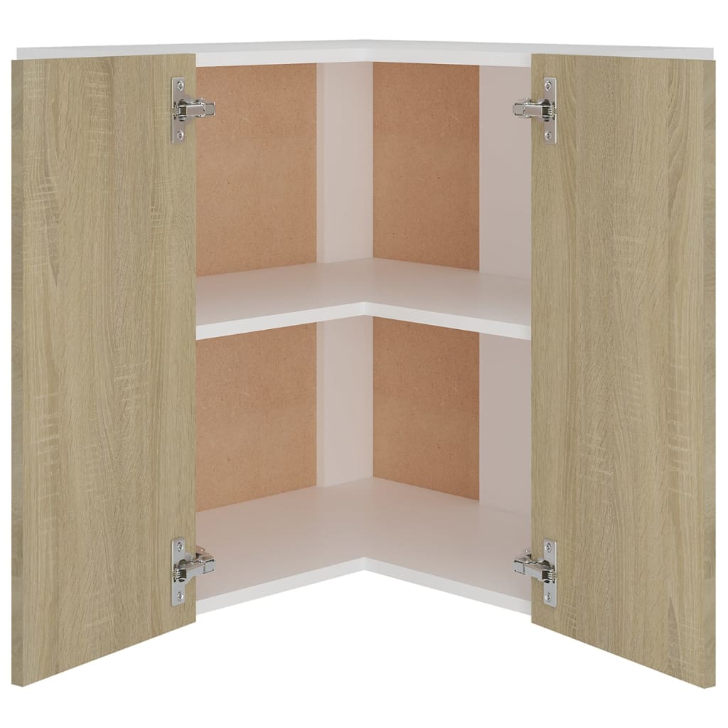 Pensile Angolare “Lyon” Rovere Sonoma 57x57x60 cm