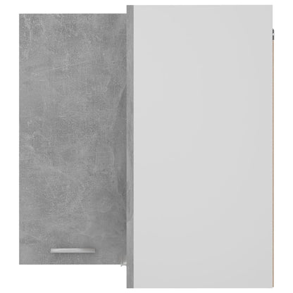 Pensile Angolare “Lyon” Grigio Cemento 57x57x60cm