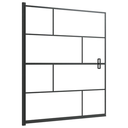 Pannello per Box Doccia in ESG 116x140 cm Nero