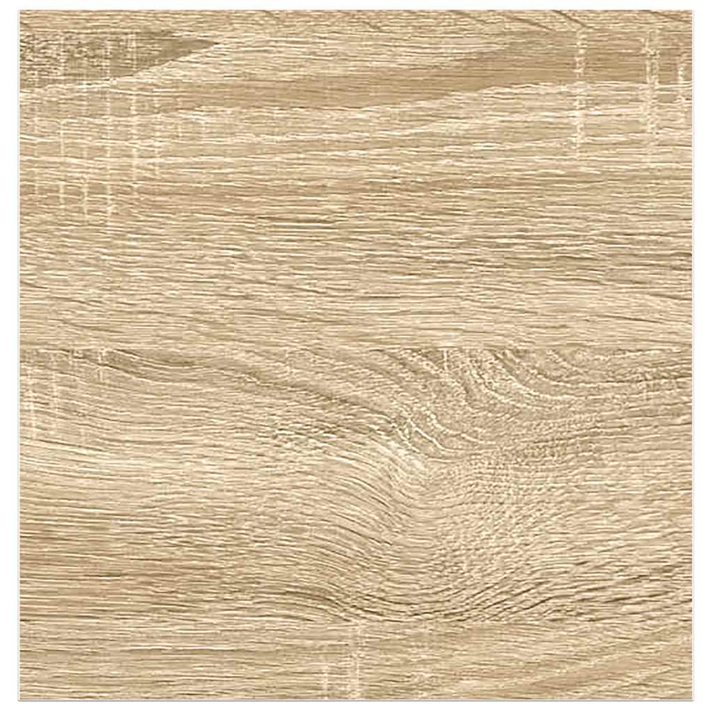 Scaffali a Parete 2 pz Rovere e Bianco 23x23,5x3,8 cm in MDF | homemem39