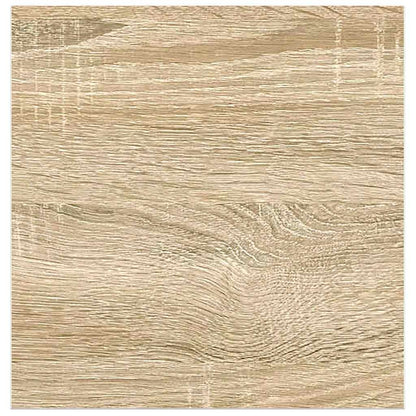 Scaffali a Parete 2 pz Rovere e Bianco 23x23,5x3,8 cm in MDF