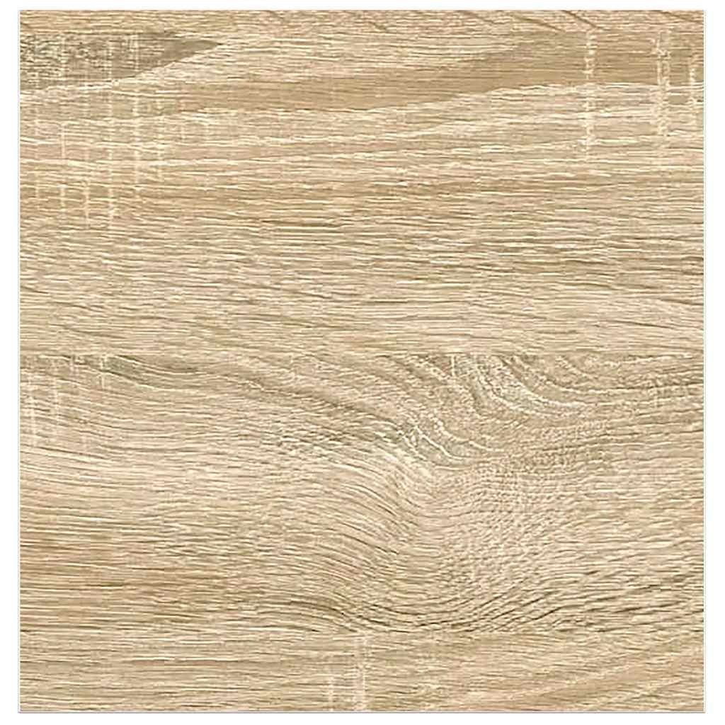 Scaffali a Parete 4 pz Rovere e Bianco 23x23,5x3,8 cm in MDF