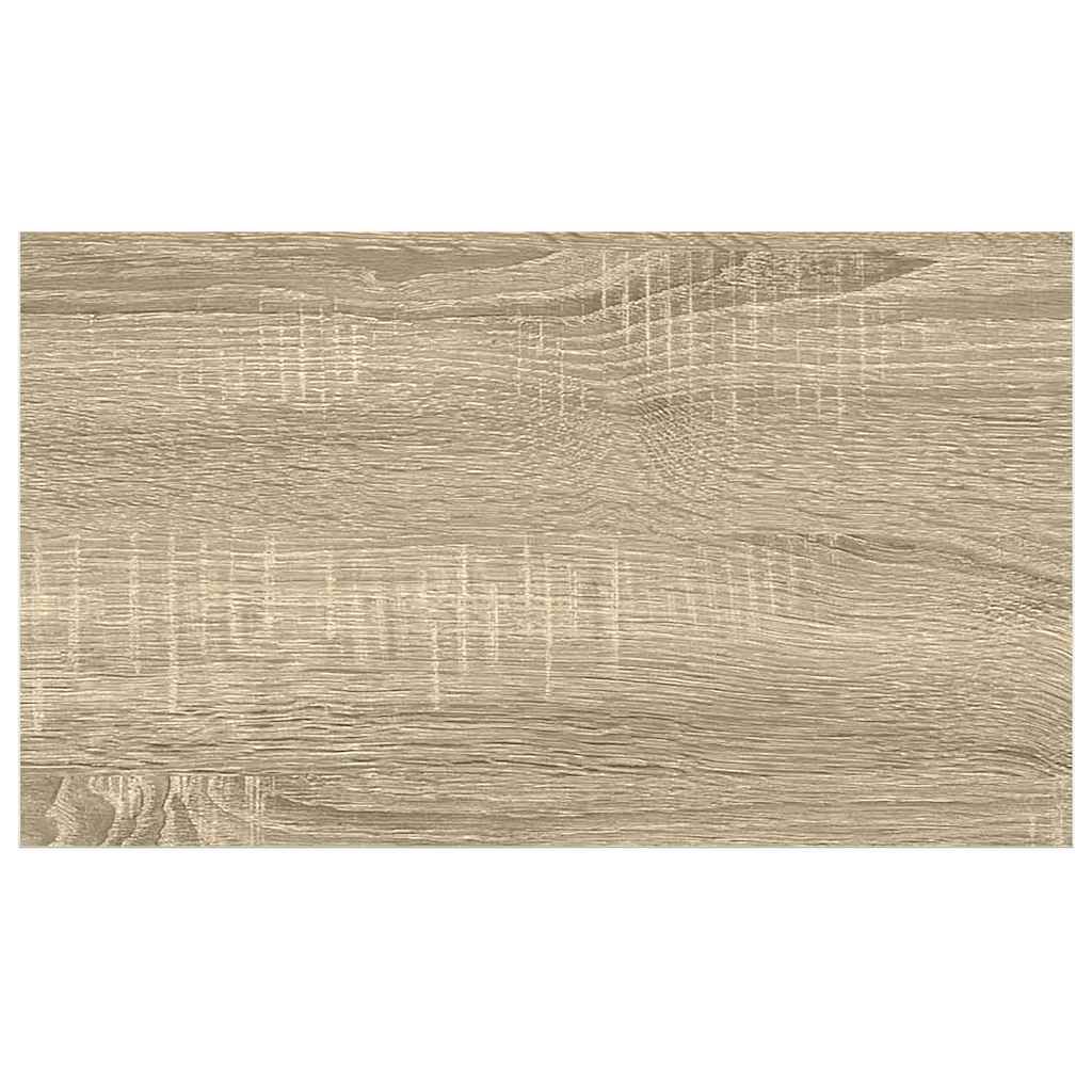 Scaffali a Parete 4 pz Rovere e Bianco 50x23,5x3,8 cm in MDF | homemem39