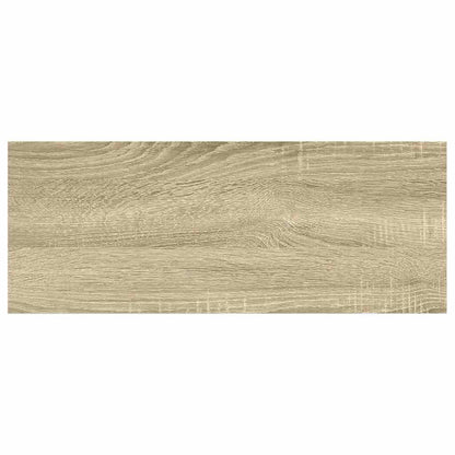 Scaffale a Parete Rovere e Bianco 60x23,5x3,8 cm in MDF | homemem39