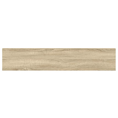 Scaffali a Parete 4 pz Rovere e Bianco 120x23,5x3,8 cm in MDF | homemem39