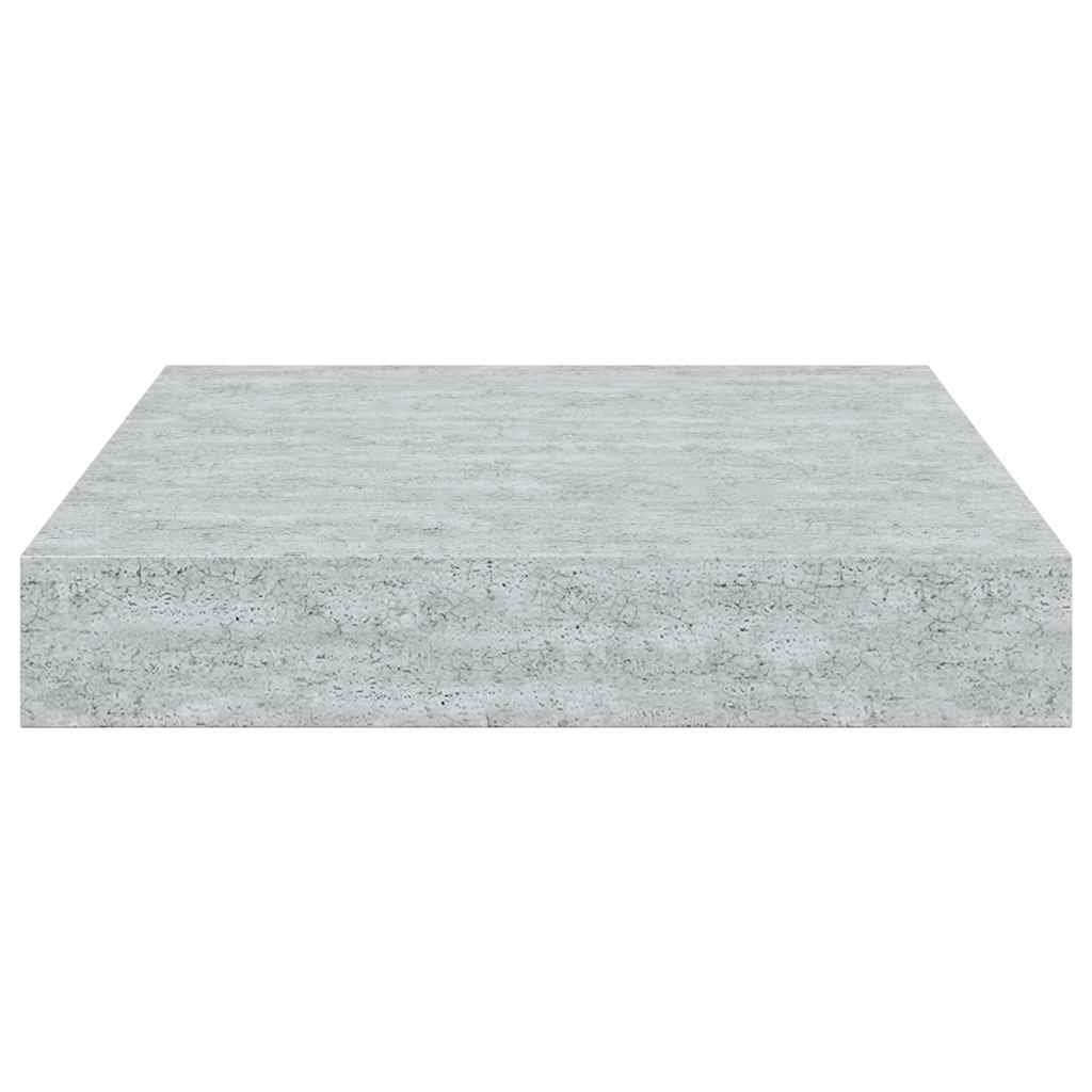 Scaffale a Parete Grigio Cemento 23x23,5x3,8 cm in MDF | homemem39