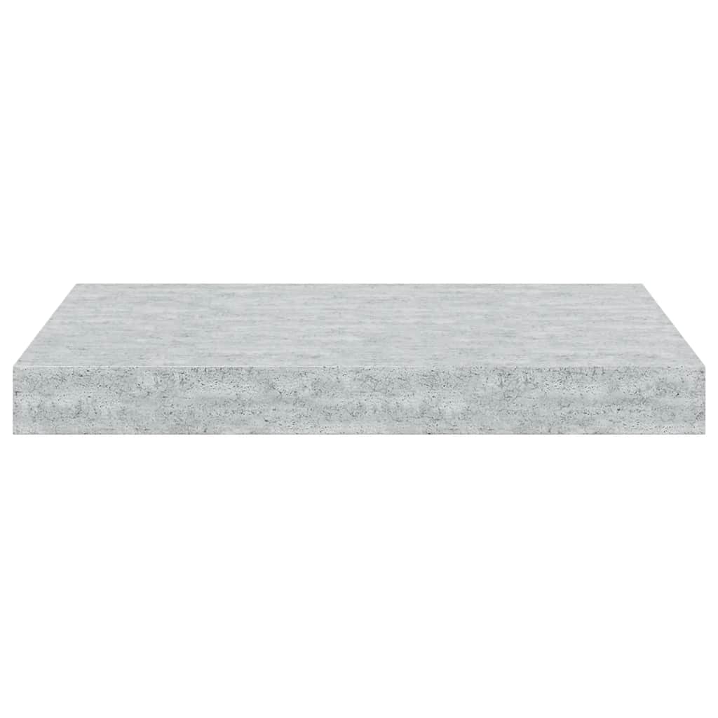 Scaffali a Parete 2 pz Grigio Cemento 40x23x3,8 cm in MDF | homemem39