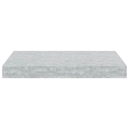 Scaffali a Parete 2 pz Grigio Cemento 40x23x3,8 cm in MDF | homemem39