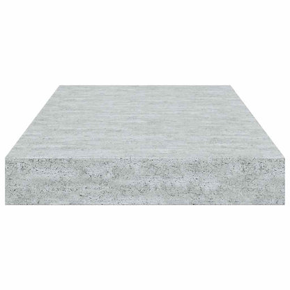 Scaffali a Parete 2 pz Grigio Cemento 40x23x3,8 cm in MDF | homemem39
