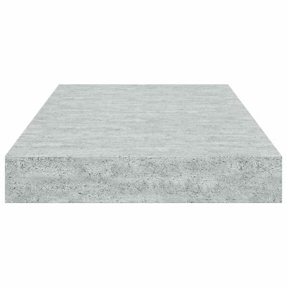 Scaffali a Parete 4 pz Grigio Cemento 40x23,5x3,8 cm in MDF | homemem39