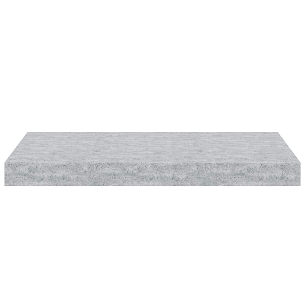 Scaffali a Parete 4 pz Grigio Cemento 50x23,5x3,8 cm in MDF | homemem39