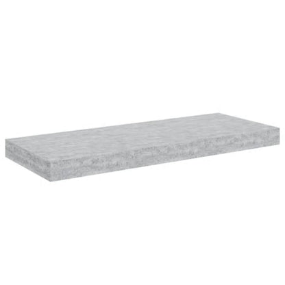 Scaffale a Parete Grigio Cemento 60x23,5x3,8 cm in MDF | homemem39