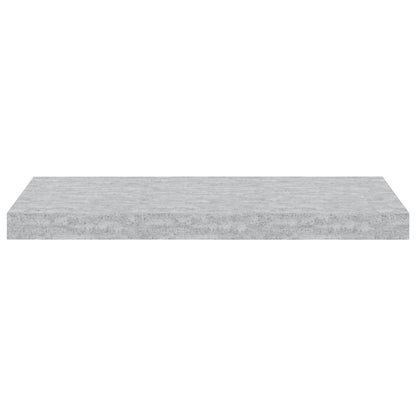 Scaffale a Parete Grigio Cemento 60x23,5x3,8 cm in MDF | homemem39