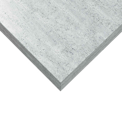 Scaffali a Parete 2 pz Grigio Cemento 60x23,5x3,8 cm in MDF