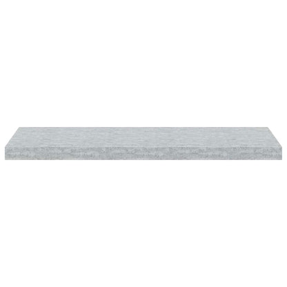 Scaffale a Parete Grigio Cemento 80x23,5x3,8 cm in MDF | homemem39