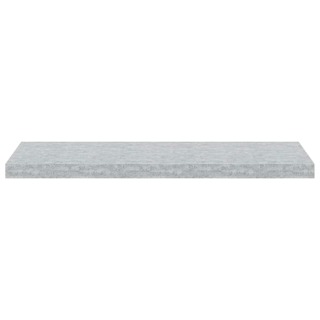 Scaffali a Parete 4 pz Grigio Cemento 80x23,5x3,8 cm in MDF | homemem39