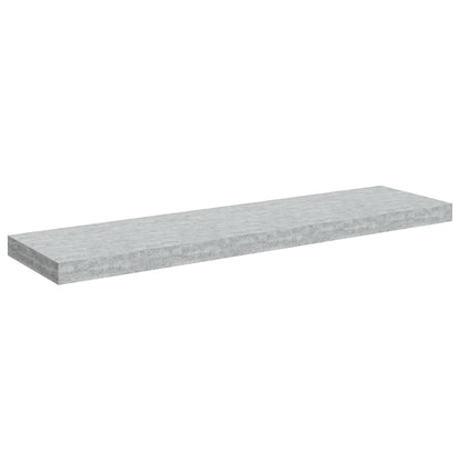 Scaffale a Parete grigio cemento in MDF