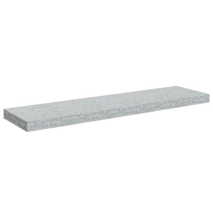 Scaffali a Parete 2 pz Grigio Cemento 90x23,5x3,8 cm in MDF | homemem39