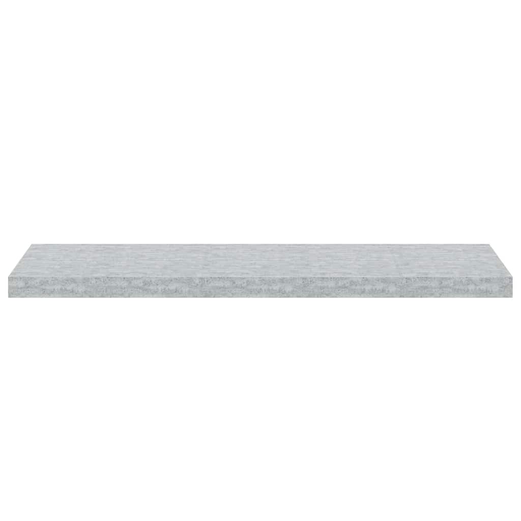 Scaffali a Parete 4 pz Grigio Cemento 90x23,5x3,8 cm in MDF | homemem39