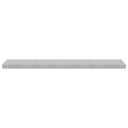 Scaffale a Parete Grigio Cemento 120x23,5x3,8 cm in MDF | homemem39