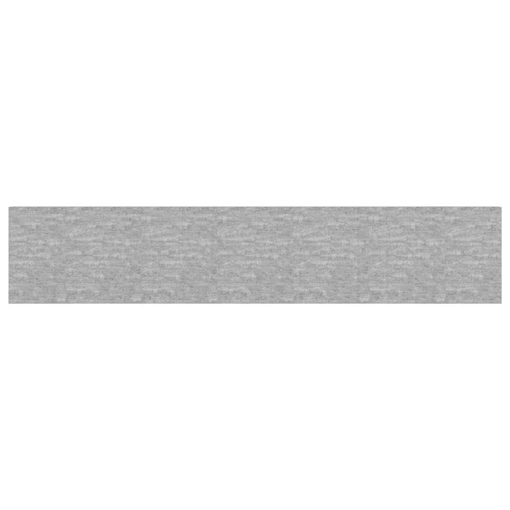Scaffali a Parete 4 pz Grigio Cemento 120x23,5x3,8 cm in MDF