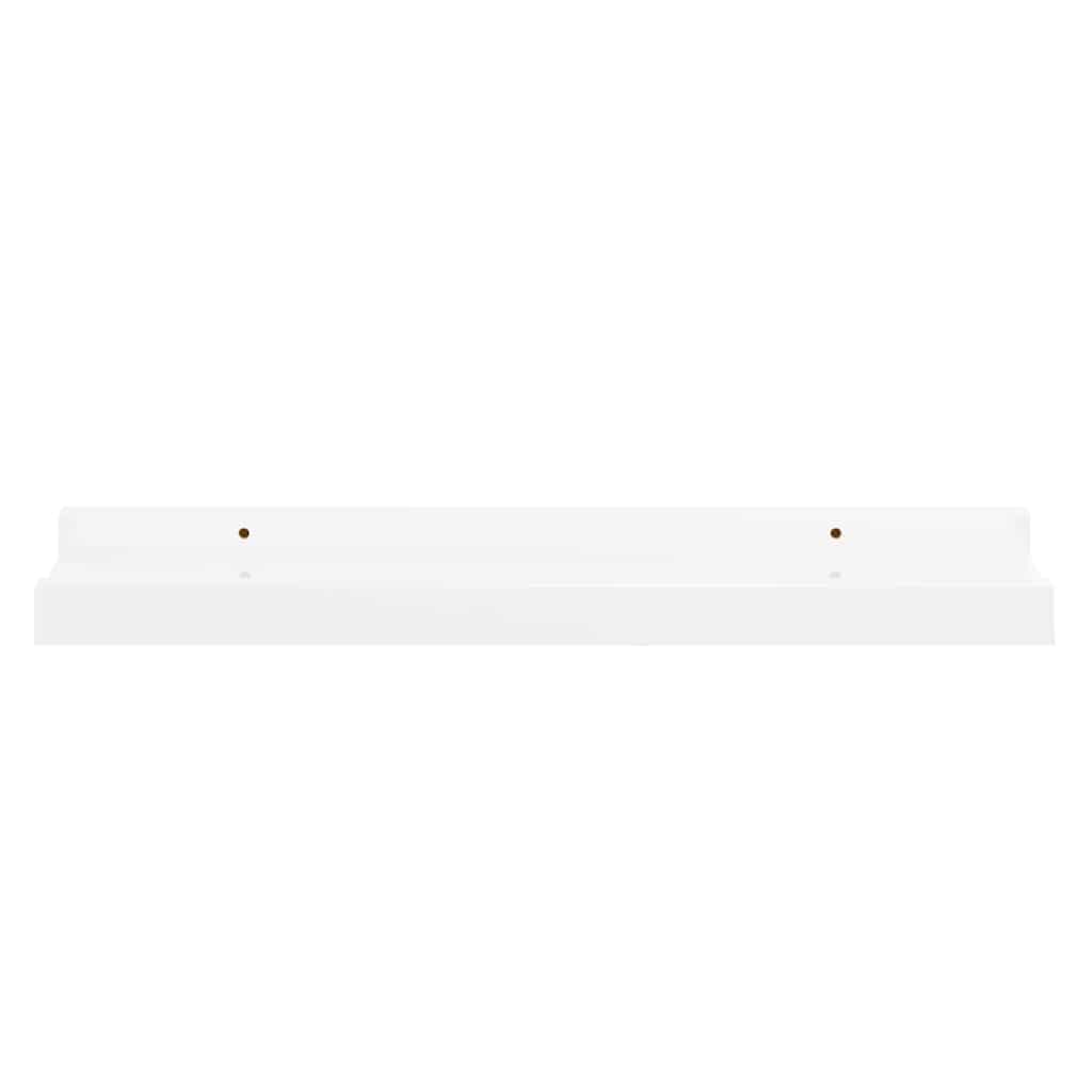 Mensole da Parete 4 pz Bianco Lucido 40x9x3 cm | homemem39