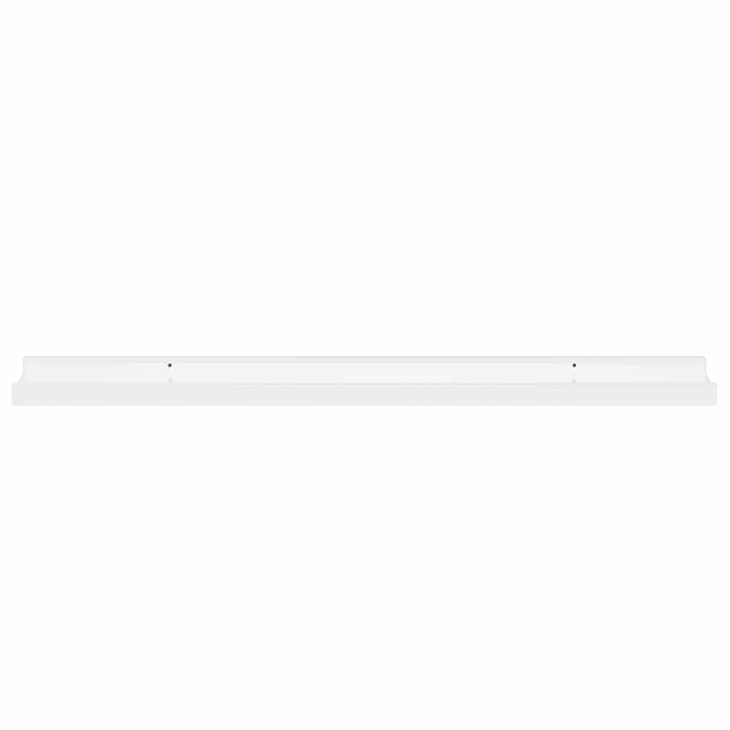 Mensole da Parete 4 pz Bianco Lucido 80x9x3 cm | homemem39