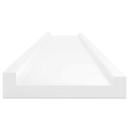 Mensole da Parete 2 pz Bianco Lucido 115x9x3 cm | homemem39