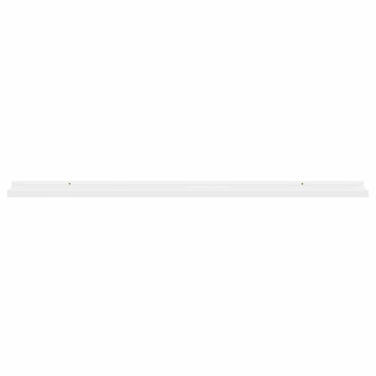 Mensole da Parete 2 pz Bianche 100x9x3 cm | homemem39