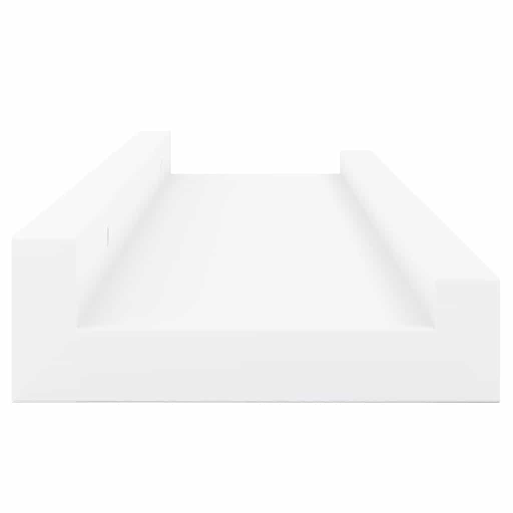 Mensole da Parete 4 pz Bianche 40x9x3 cm | homemem39