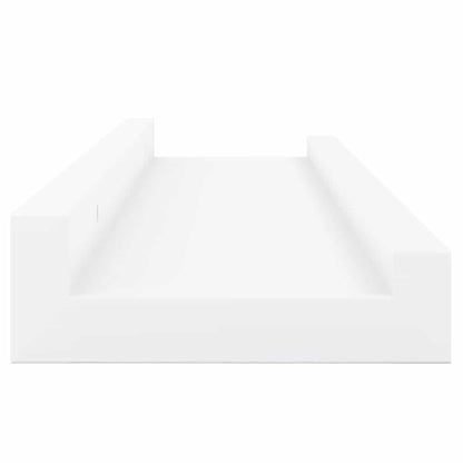 Mensole da Parete 4 pz Bianche 40x9x3 cm | homemem39