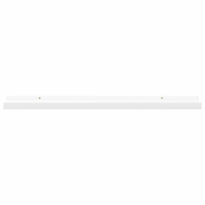 Mensole da Parete 4 pz Bianche 80x9x3 cm | homemem39