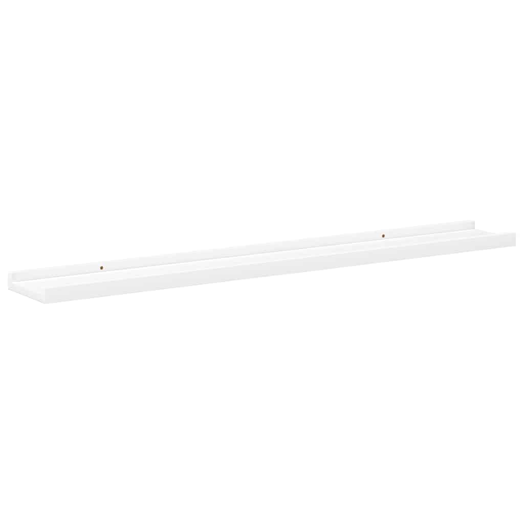 Mensole da Parete 4 pz Bianche 80x9x3 cm | homemem39