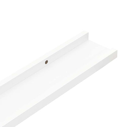 Mensole da Parete 4 pz Bianche 100x9x3 cm | homemem39
