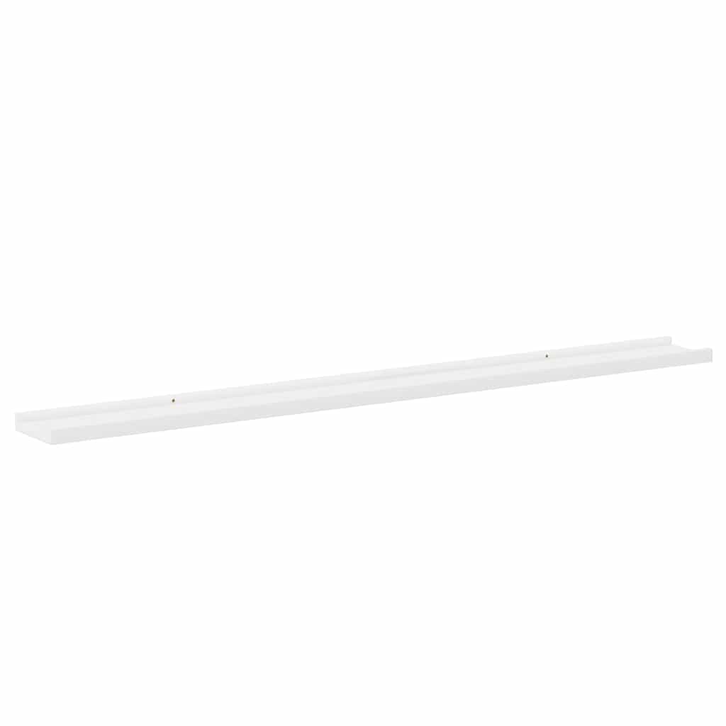 Mensole da Parete 4 pz Bianche 115x9x3 cm | homemem39